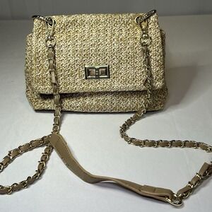 Straw Clutch Evening Handbag for Women Woven‎ Straw Dumpling Bag Summer Khaki